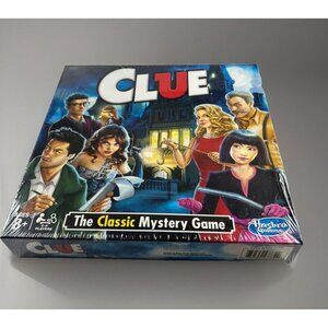 Clue The Classic Mystery Board Game By Hasbro New Sealed 2018 A5826 2-6 Players